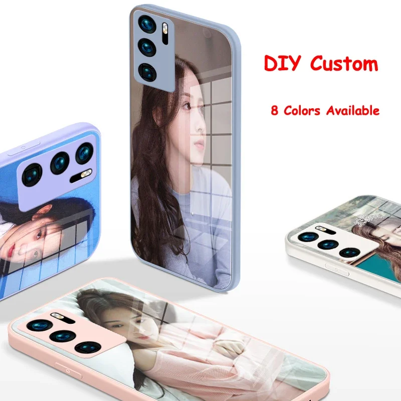 Custodia in vetro personalizzata fai-da-te per Xiaomi Mi 12 11T 11 Lite NE Ultra 11i POCO F3 M3 X3 Mix 4 Redmi K40 Note 9T Cover per telaio in