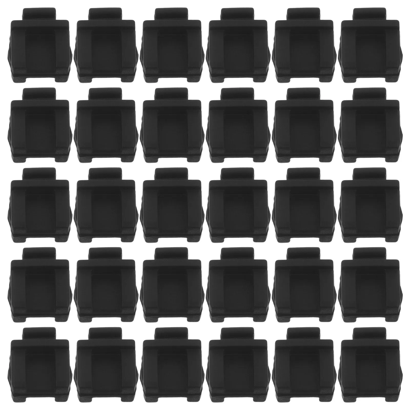 30Pcs Silicone Sfp Port Dust Cover Fiber Optic Module Protector Dustproof Plug Network Router Transceiver Cap Port Dust Cap