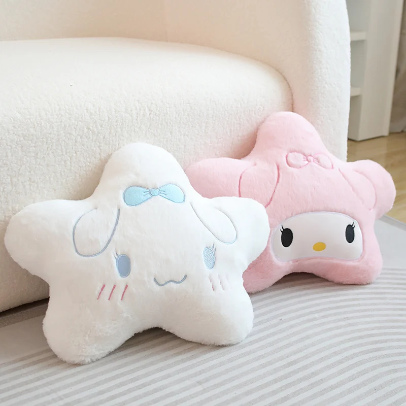 1pc Cartoon Dog Rabbit Cat Plush Toy Head Throw Pillow Kawaii Room Decoration For Girls Cute Cushion Study Office Rest Pillow