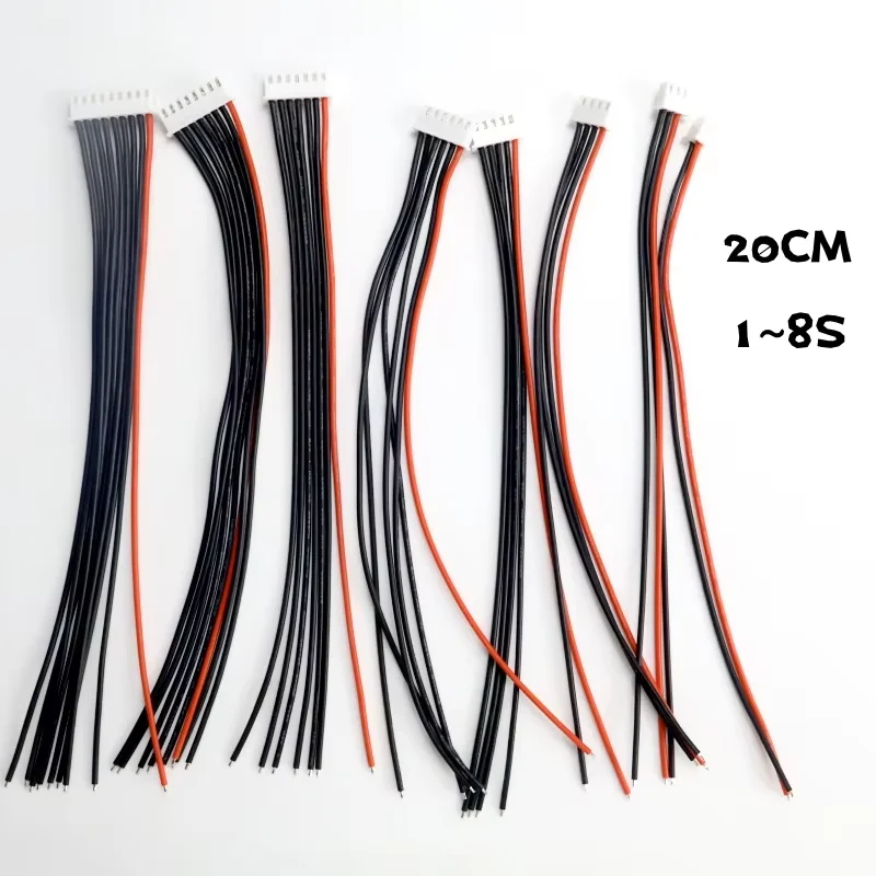 

12Pcs 20CM 1S-8S JST-XH JST XH Connector Adapter plug Balance Changer Wire Charger Cable for Lipo Battery