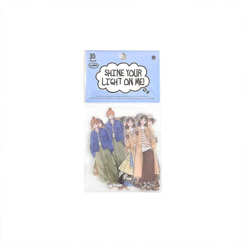装飾的なステッカー,30個,学校用,スクラップブッキング,素材,日記プランナー