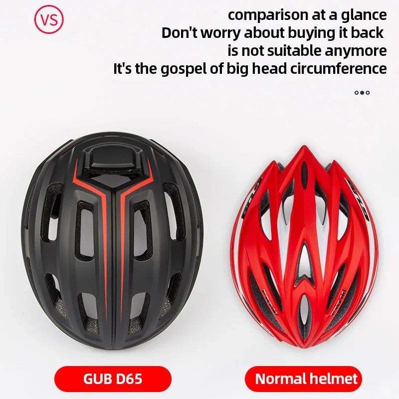 GUB XXL 61-65cm Men\'s Helmet Cycling Mtb Integrated Molding Electric Scooter Helmet 265g Ultralight 21 Vents Breathable XL 59-63