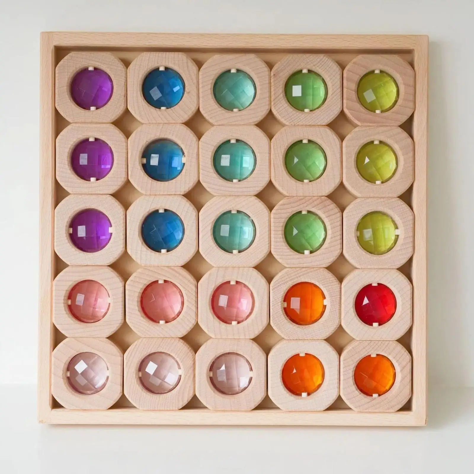 

Wooden Blocks Stacking Toy Fine Motor Skills Development Toy Educational