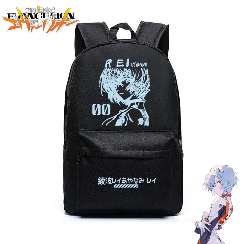 

Рюкзак EVA Ayanami Rei в стиле аниме, милый школьный рюкзак для мальчиков и девочек, двухмерный, для хранения компьютера, дорожный рюкзак, подарок