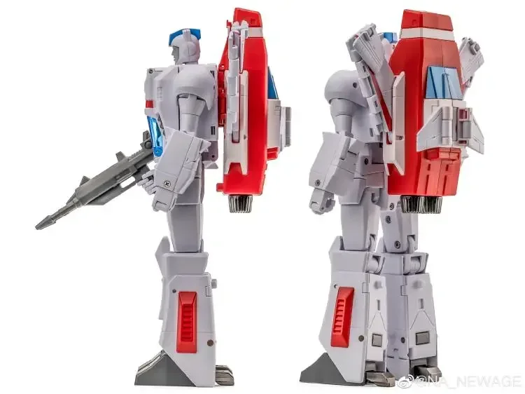 Action figure com caixa, novo modelo na h45, firecon jetfire, skyfire, g1, pequena escala