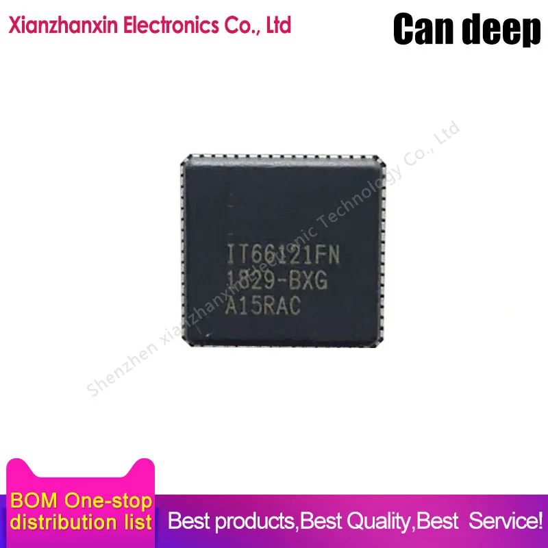 

1pcs/lot IT66121 IT66121FN QFN64 Single channel HDMI transmitter transmitter video decoding chip