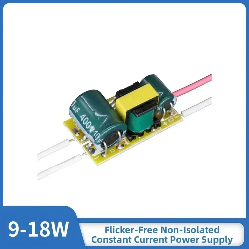 LED Lamp Driver Transformer 9-18W DC30-80V 230mA Flicker-Free Power Supply Adapter For Bulb Aquarium Track Cabinet Lights