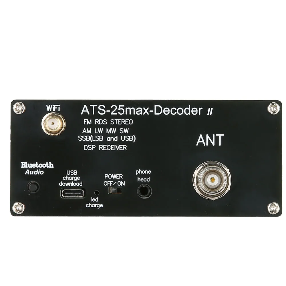 Imagem -03 - Versão Atualizada 4.17 Ats25max Decoderii Lsb am Usb cw Digi Ft4 Ft8 Cwr Sync l Sync u para Áudio Bluetooth