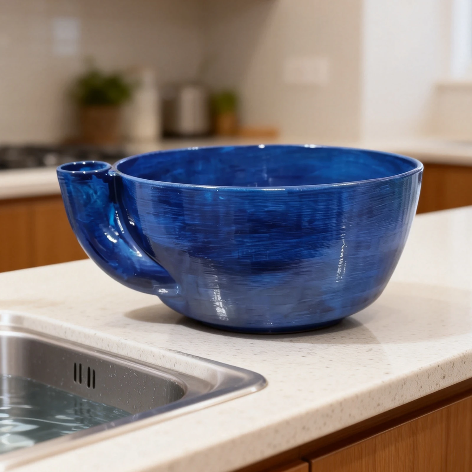 Cleaning Swirl Drain Fruit Washing Bowl Reusable Kitchen Rinse Washer Kitchen Bowl for Berries Fruits and Countertop Display