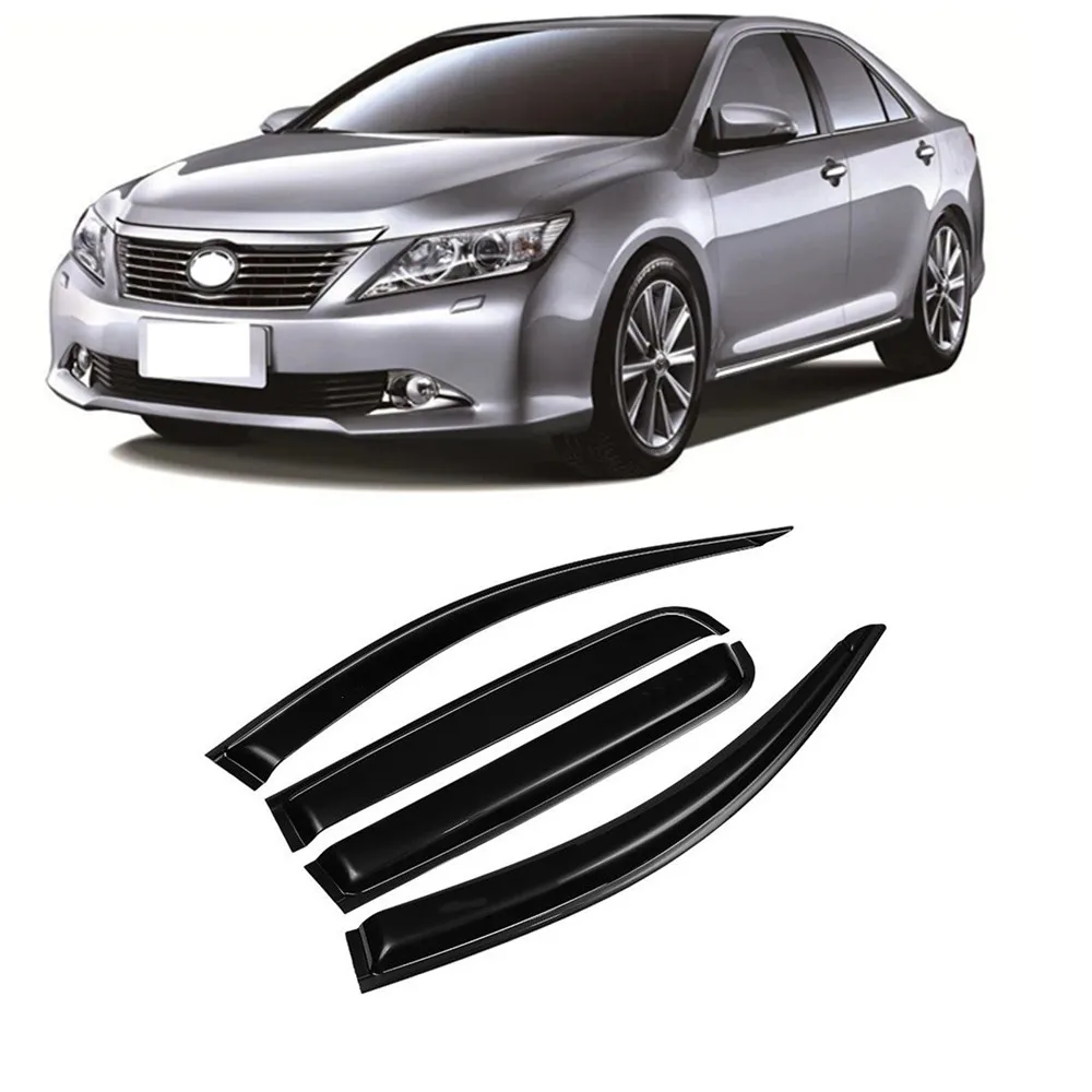 For Toyota Camry Sedan 2007 2008 2009 2010 2011 Acrylic Window Vent Visor Sun Rain Deflector Guard Weather Shield Raincoat Cover