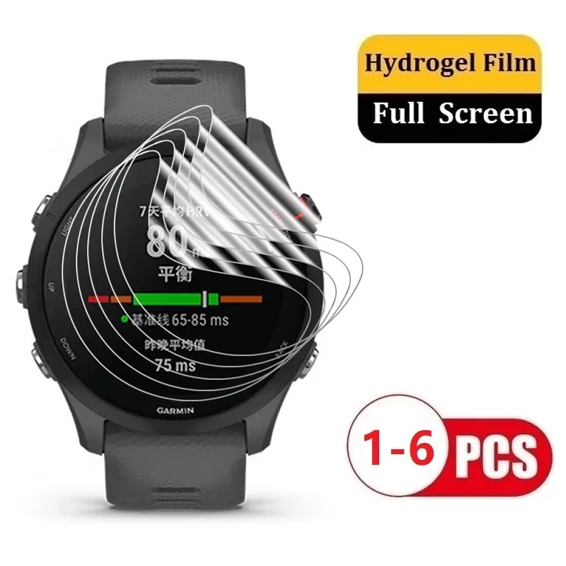 Watch Soft Film For Garmin Forerunner 745 45 158 735 XT 55 935 965 945 Screen Protector Hydrogel Film Not Glass Protective Film