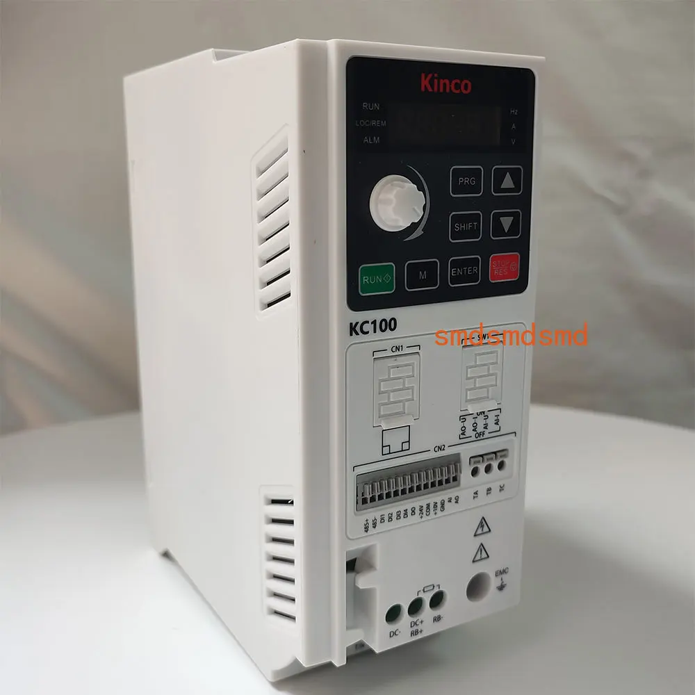 KC100 Inverter VFD 220V To 380V Single Phase To 3 Phase 0.4W 0.75KW 1.5KW 2.2KW 3.7KW Built-in EMC Low speed high torque