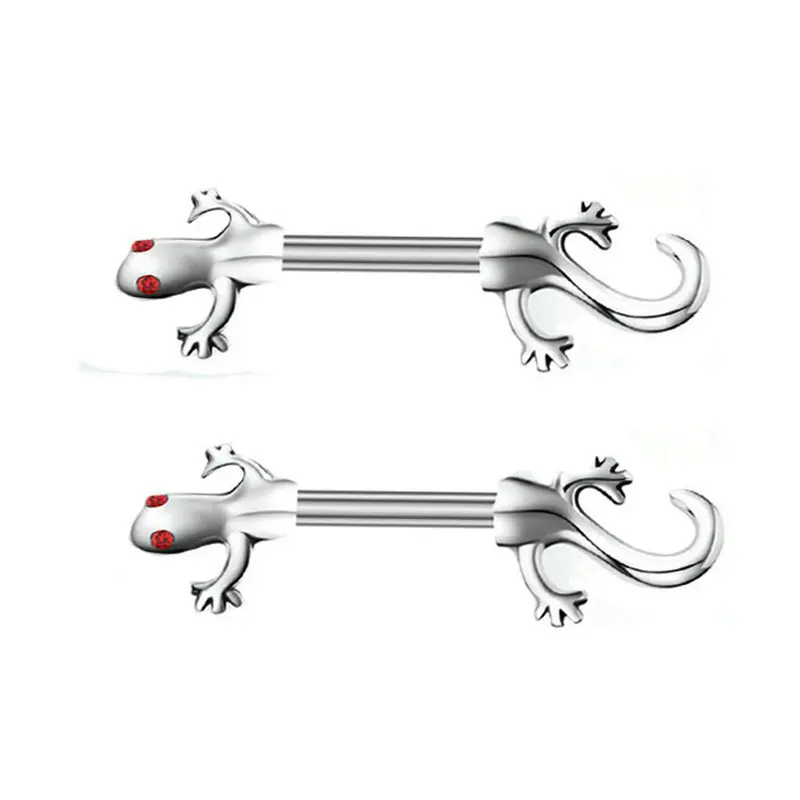 

12 шт./партия, кольцо для пирсинга Gecko