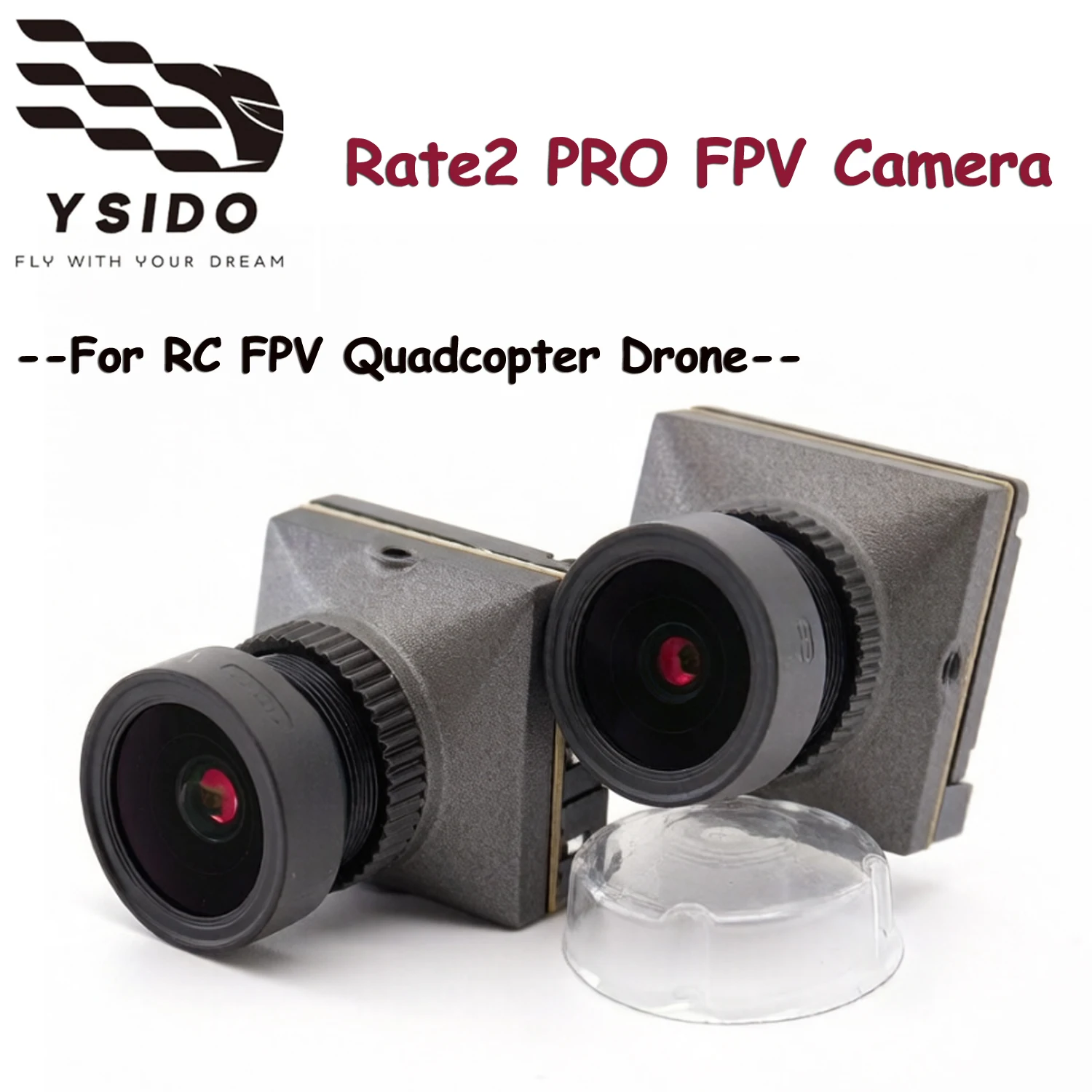 

Камера FPV YSIDO 1200TVL Rate2 PRO с объективом 2.1 мм, переключаемая NTSC/PAL, формат 16:9/4:3, микро-камера FPV для радиоуправляемых квадрокоптеров и дронов