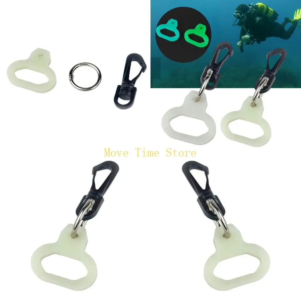 92ME Easyly Grip Adjustable Release Buckles Reliability Silicones Scubas Accessory for Secure Underwater Equipment Management
