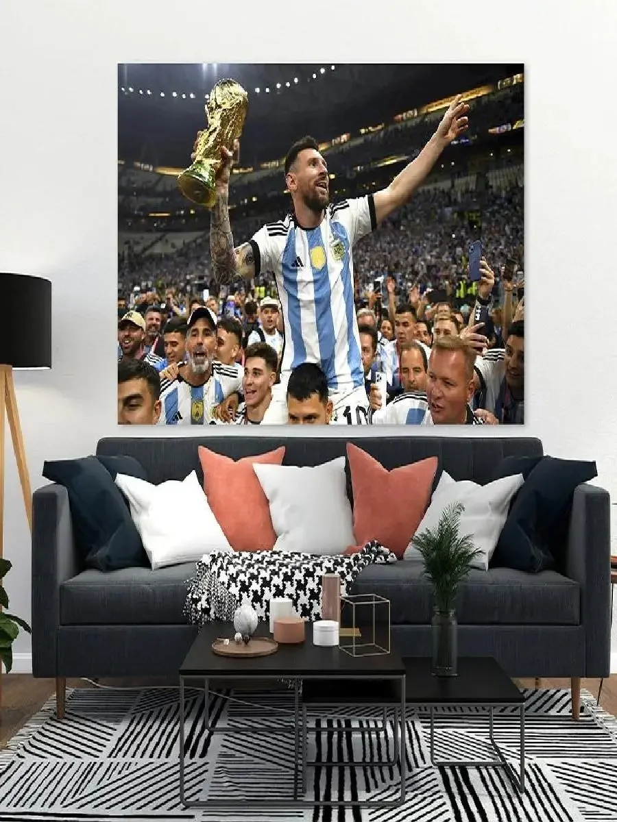 Lionel Messi Soccer Legend Canvas Wall Art Poster  Perfect Home Decor Gift for Football Fans and Clubs HighQuality Prints for Li