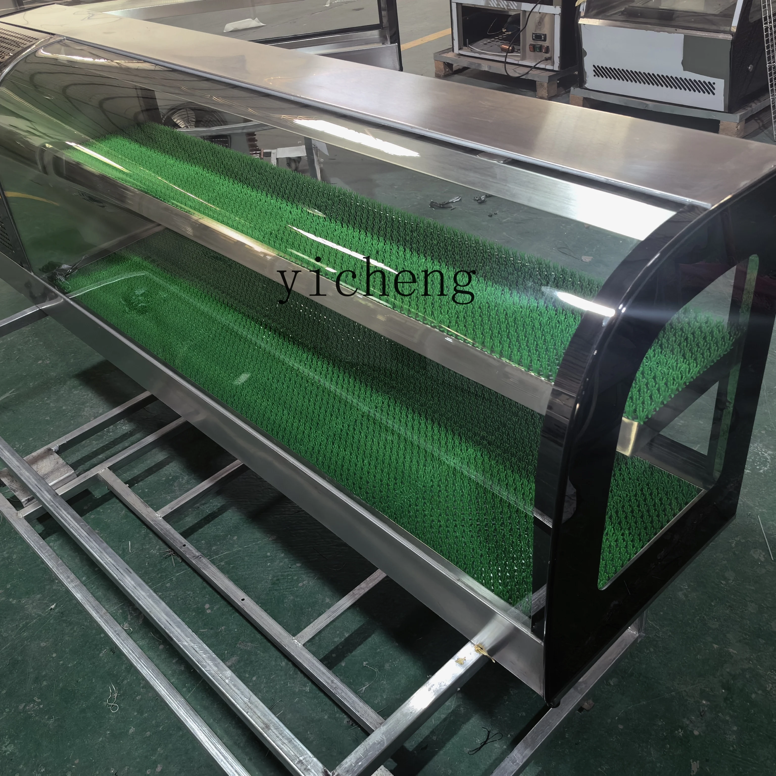 

LX Sushi Salmon Dessert Luwei Refrigerated Small Double Layer Desktop Fresh-keeping Direct Cooling Display Cabinet