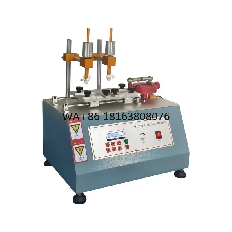 High Precision Abrasion Wear Test Machine 2 Station Eraser Steel Wool Astm F2357 Surface Coating Tester