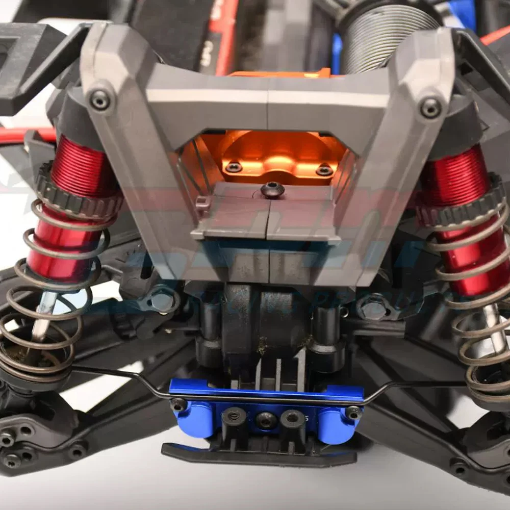 Traxxas 1/8 MAXX 슬래시 6S용 GPM 102076 -4 RC 자동차 업그레이드 부품 금속 알루미늄 합금 7075 전면 후면 스웨이 바 링키지 키트 10295 썸네일 6