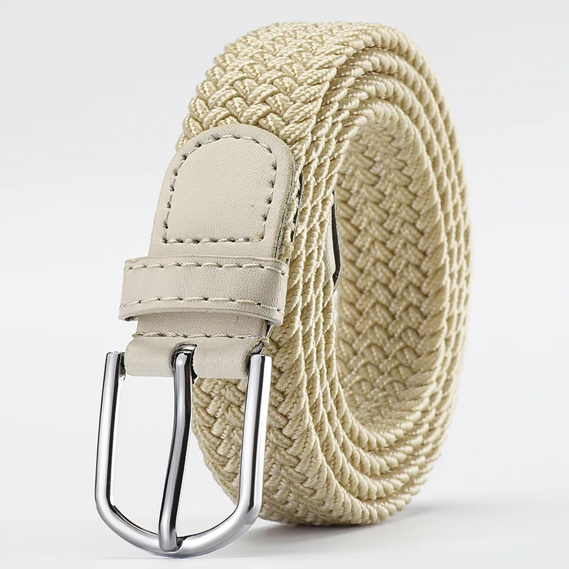 Modischer, elastischer, geflochtener Damengürtel im koreanischen Stil, robustes, geflochtenes Design, vielseitiger dekorativer Gürtel für Studenten, Unisex – Detail 14