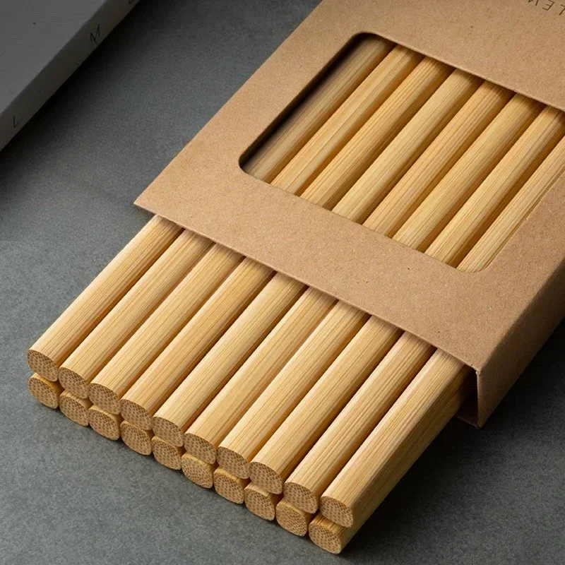 5/10 Pairs Chinese Bamboo Chopsticks,Unpainted,Wax Free,Mold Proof,Anti Slip,Japanese Kitchen Utensils Bamboo Chopsticks Set
