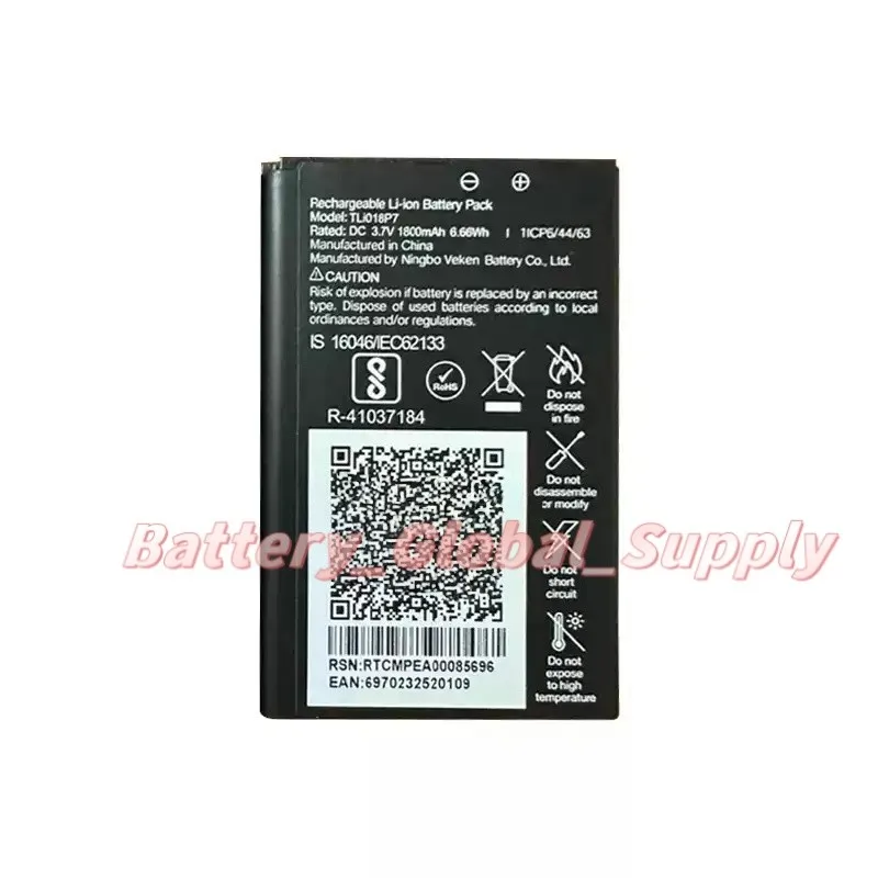 

Battery for TLi018P7 3.7v 1800mAh Fast delivery, reliable 1 piece -