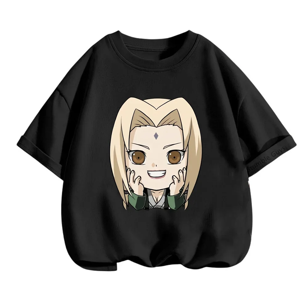 Narutos T-Shirt Kids Summer Fashion Teen 3D Printing T-Shirt Casual O-Neck Short Sleeve Loose T-Shirt Street Anime Loose Tops