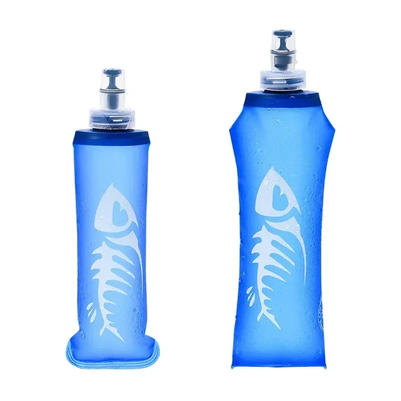 Flcopropriété d'eau souple pliable en TPU, sac d'hydratation, bouilloire de voyage, camping en plein air HI, 250ml-500ml