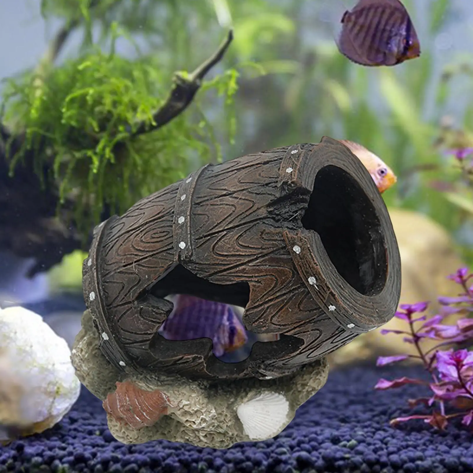 Fish Tank Landscape Decoration Statue Home Decor Fish Garden Pond Landscaping Hiding Place for Fish Cave Hide Aquarium Ornament