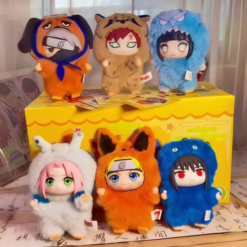 

In Stock Naruto Blind Box Shippuden Beast Party Series Plush Doll Cute Collectible Action Figure Ornaments Toy Collection Gift