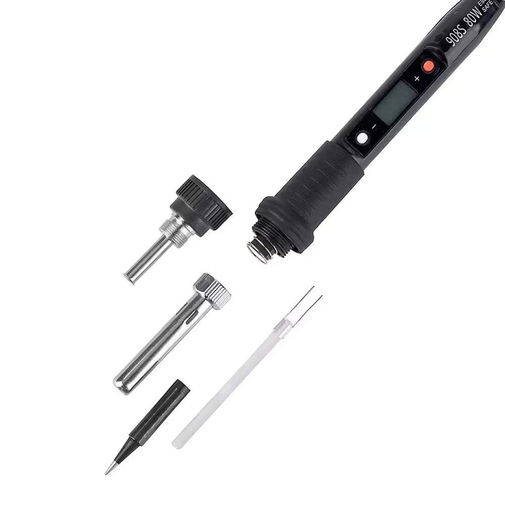 JCD 80W Soldering Iron Kit Temperature Adjustable 220V 110V Welding Tools Set Soldering Flux Soldering Tips Rework Station Tools