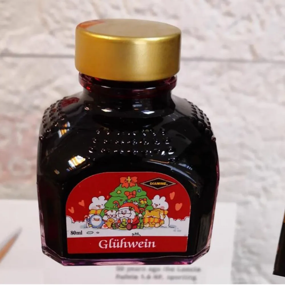 Inchiostro per penna DIAMINE Christmas Red Limited Edition da 80 ml