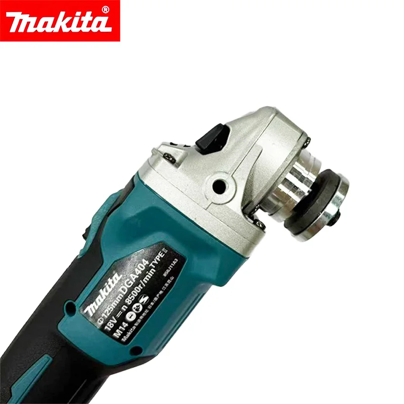 Makita 18V DGA404 Cordless Angle Grinder 125mm Cut-off Wheel 8500RPM Brushless Motor for Tile Pipe Metal Machining - view 3