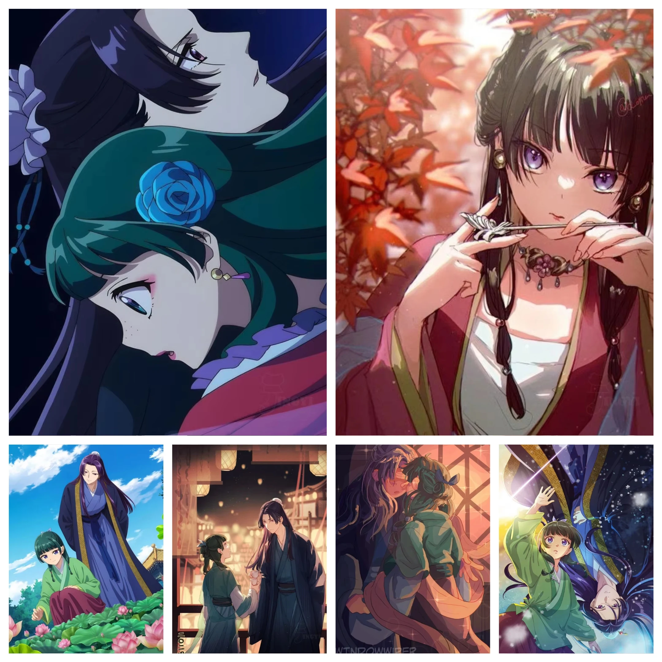 2026 Neu: The Apothecary Diaries Anime Diamant-Malset, Diamant-Stickerei, Handgemachte Kunst, Geschenk für Erwachsene und Kinder, Heimdekoration