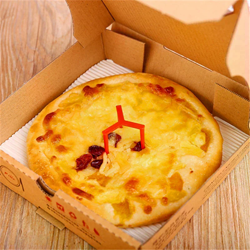 50Pcs Pizza Stand Tripod Pizza Saver Stand Fixing Rack Pizza Holder Pizza Accessories Pizza Packing Tripod Stack Tools