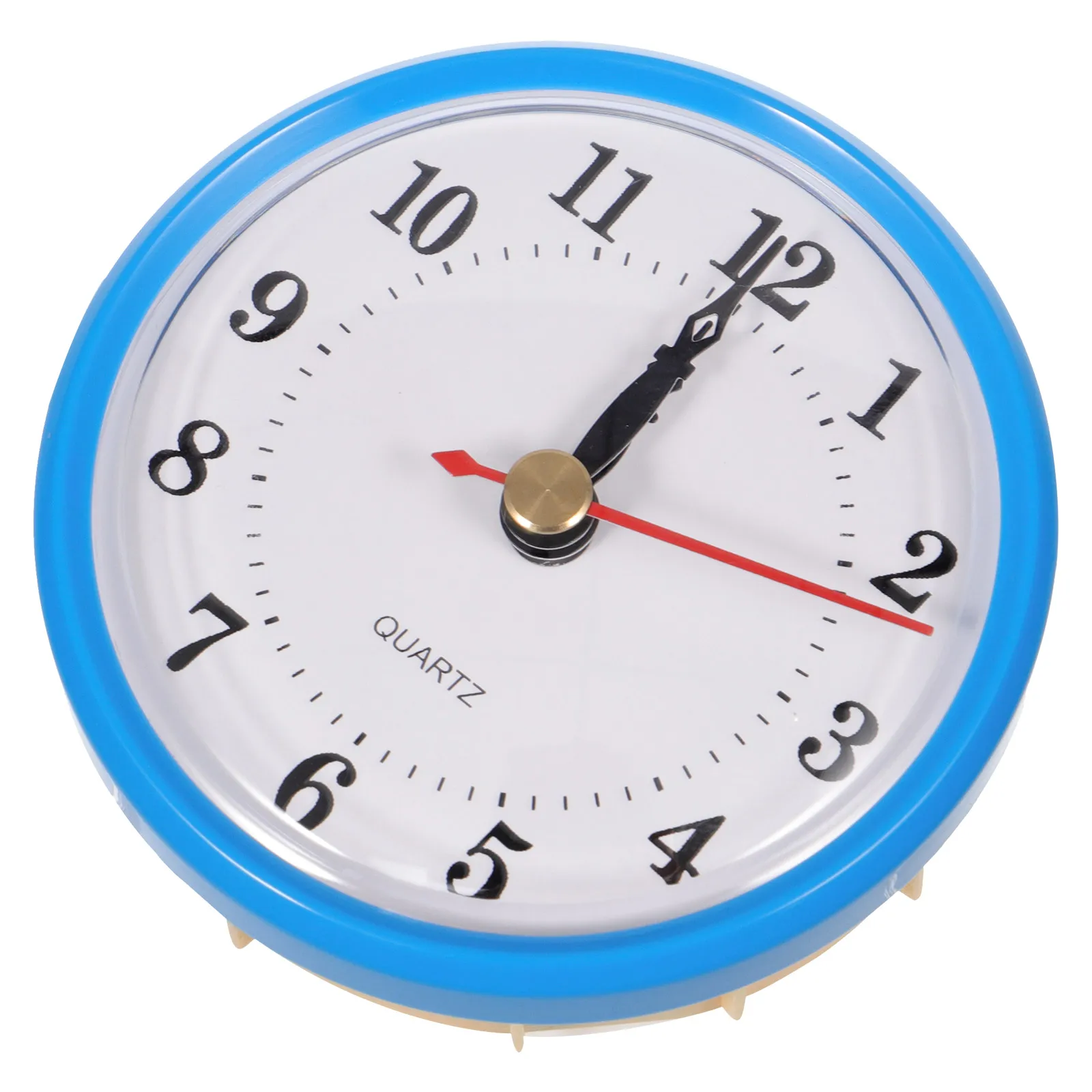 

1 Round Clock Insert with Sturdy Quartz Movement for DIY Vintage Style Home Office Decor Easy-to-Read Simple Numerals Clear Lens