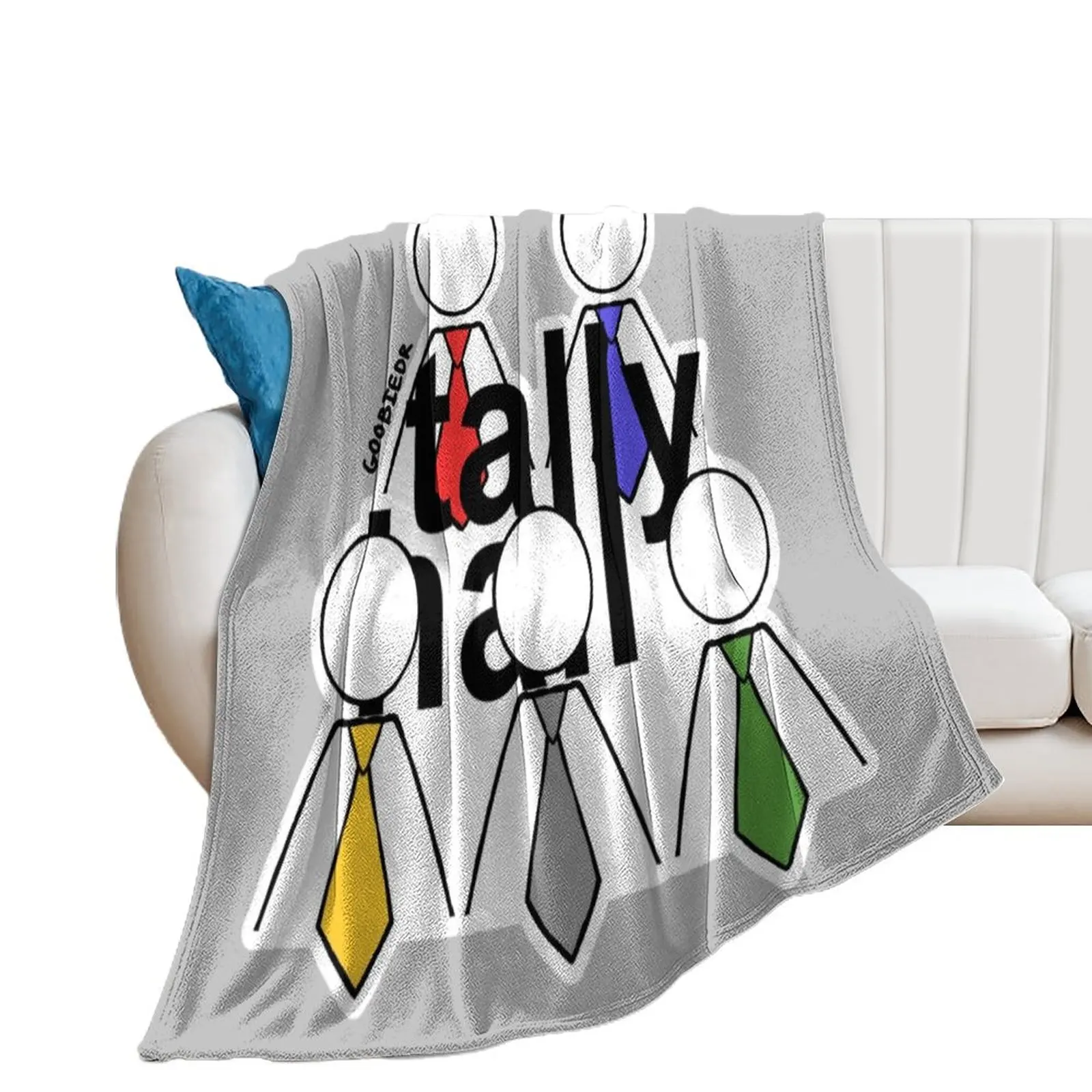 

Tally Hall Logo Throw Blanket Single funny gift Retros Blankets