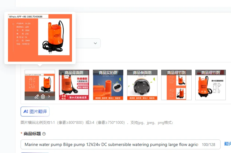 

Морской водяной насос, дренажный насос 12В/24В постоянного тока, погружной, для полива, с большим расходом, для сельскохозяйственного водоотведения