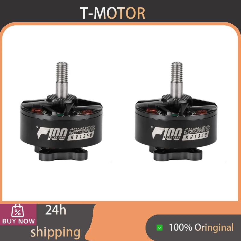 T‑MOTOR F100 2810 KV1350 Brushless Motor 5‑6S for 7‑8 Inch FPV Racing Long Range Cinematic Drone Quadcopter