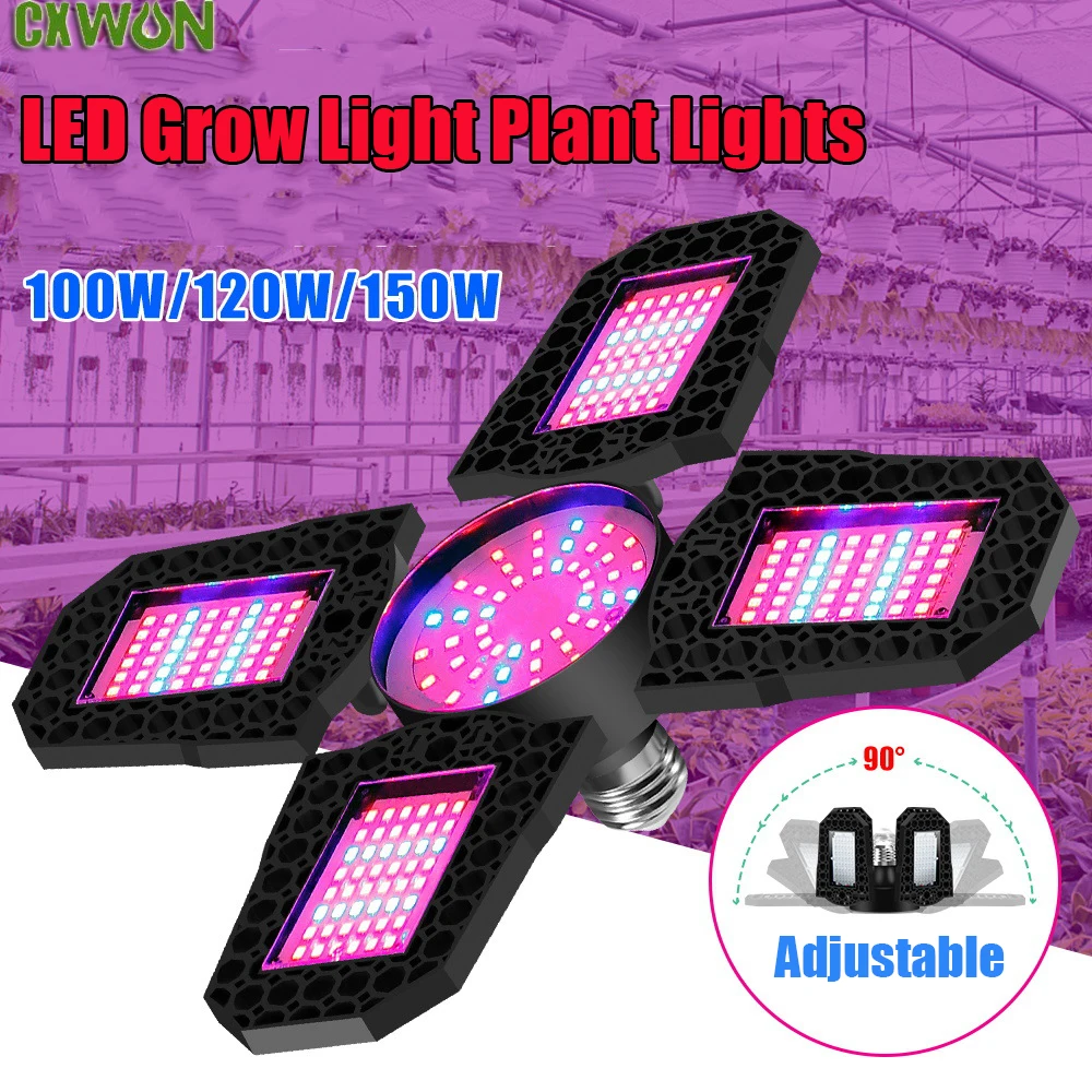 

100W 120W 150W LED Grow Light Plant Lights 180leds 210leds 240leds E27 Bulb Phytolamp Red Blue For Indoor Greenhouse Vegs Seed