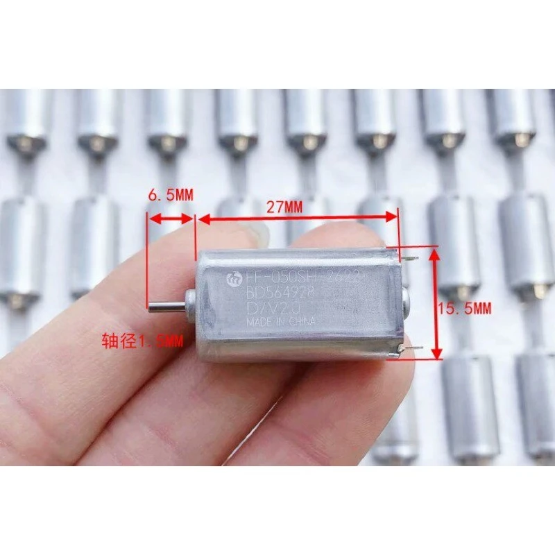 Precious Metal Brush FF-050SH-2622 DC 2V High Speed/high Torque/high Quality, Voltage 1-3.7V.