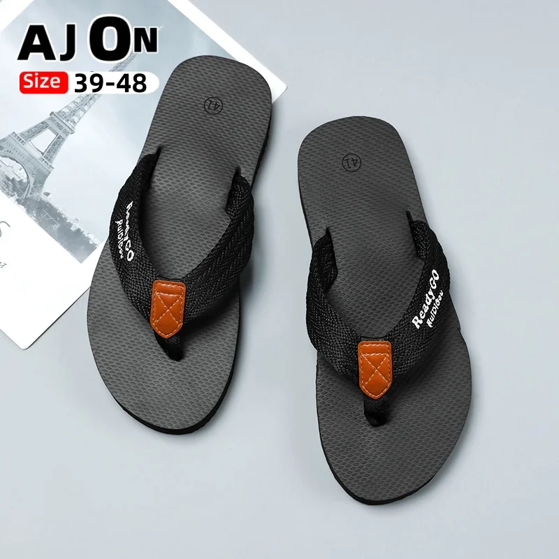 

Летняя мужская обувь, спортивные повседневные тапочки, нескользящие шлепанцы для дома и улицы, мужские пляжные сандалии для сада, размер 39-48
