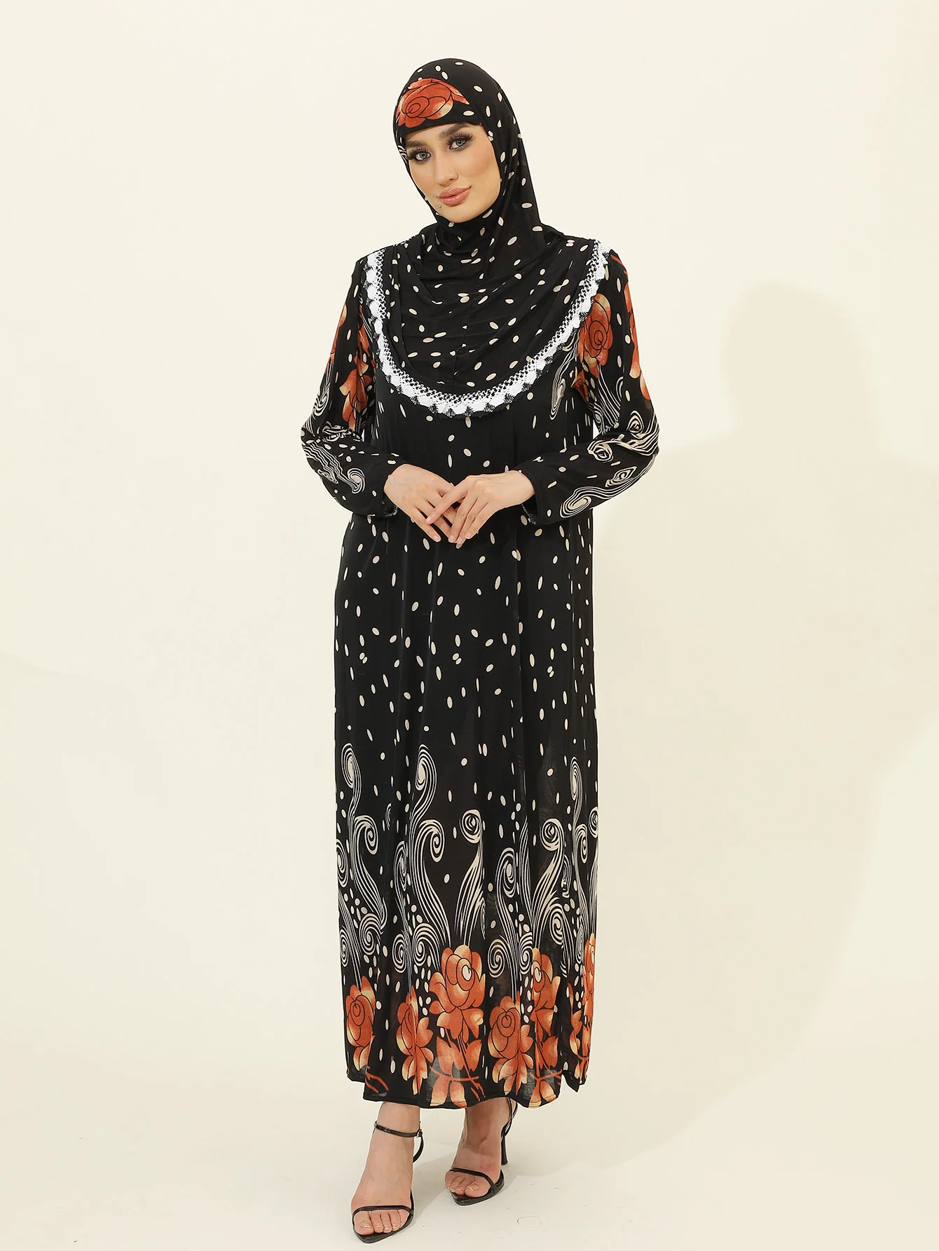 Elegant Dubai Abayas & Moroccan Dresses for Women | Modest Islamic Attire with Hijab | Jewish & Turkish Clothing，Suitable For ,