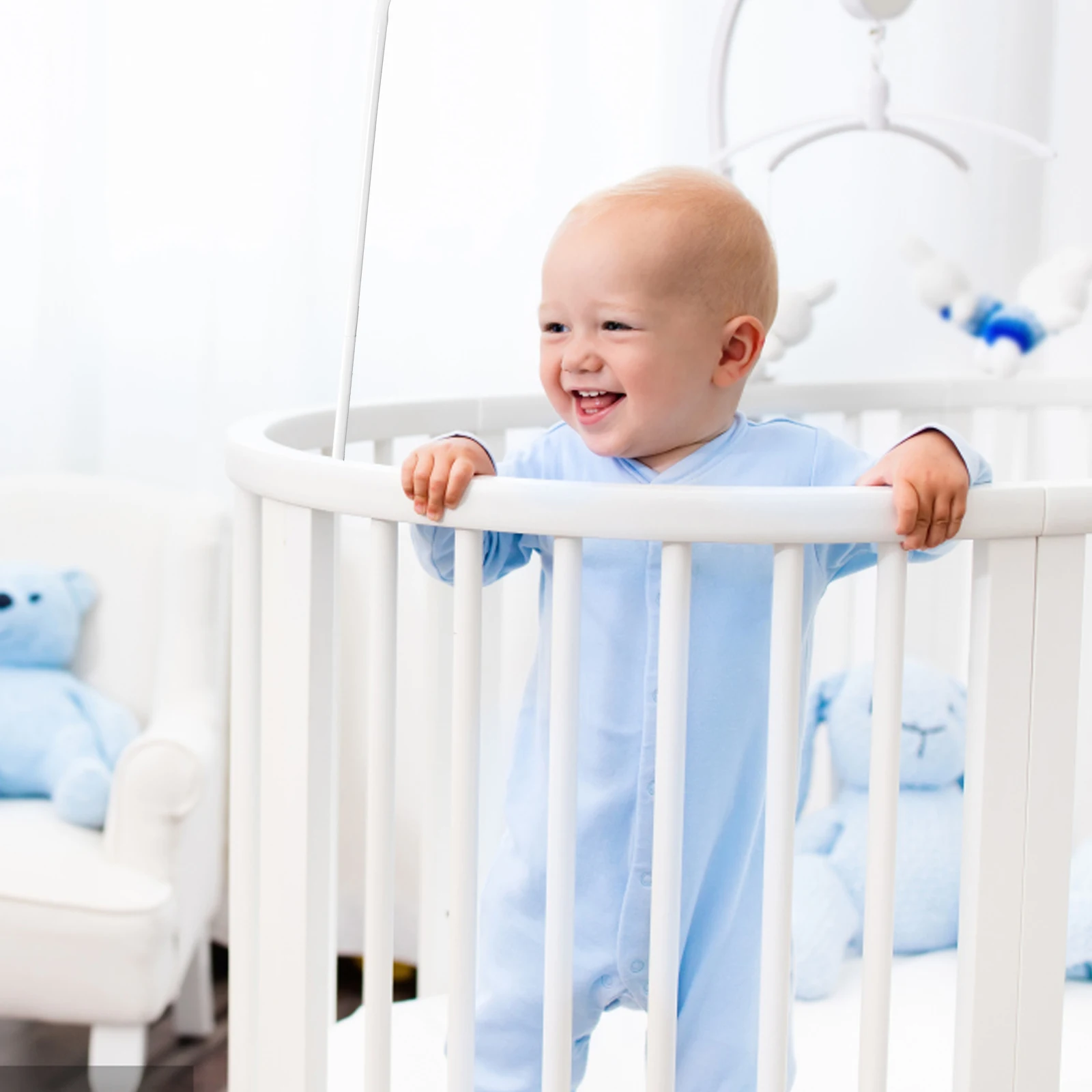 

Durable Mosquito Net Holder For Kids Bed Simple Assembly Steel Bracket Crib Canopy Stand Protection Against Mosquitoes