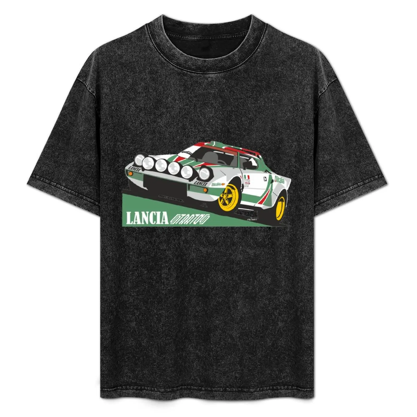 Camiseta Lancia Stratos HF Alitalia Sport Basic com absorção de umidade
