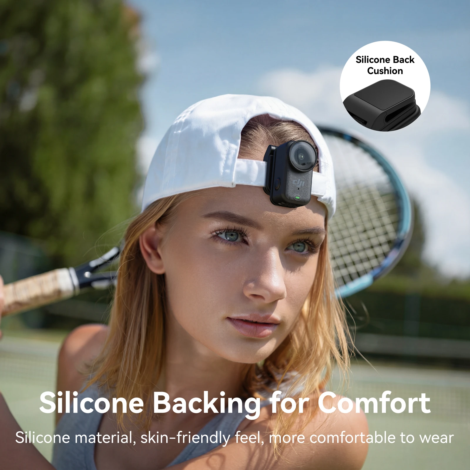 TELESIN Magnetyczna Szybkozłączka z Regulowanym Kątem Klips do Mocowania na Czapkę do DJI OSMO Nano Insta360 Go Ultra Akcesoria do Kamer Sportowych — zdjęcie produktu 3