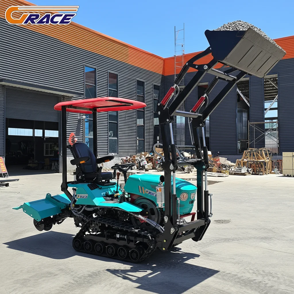 

35HP EuroV Engine Crawler Tractor Multi Attachments Farm Plowing Excavation Machine For Sale