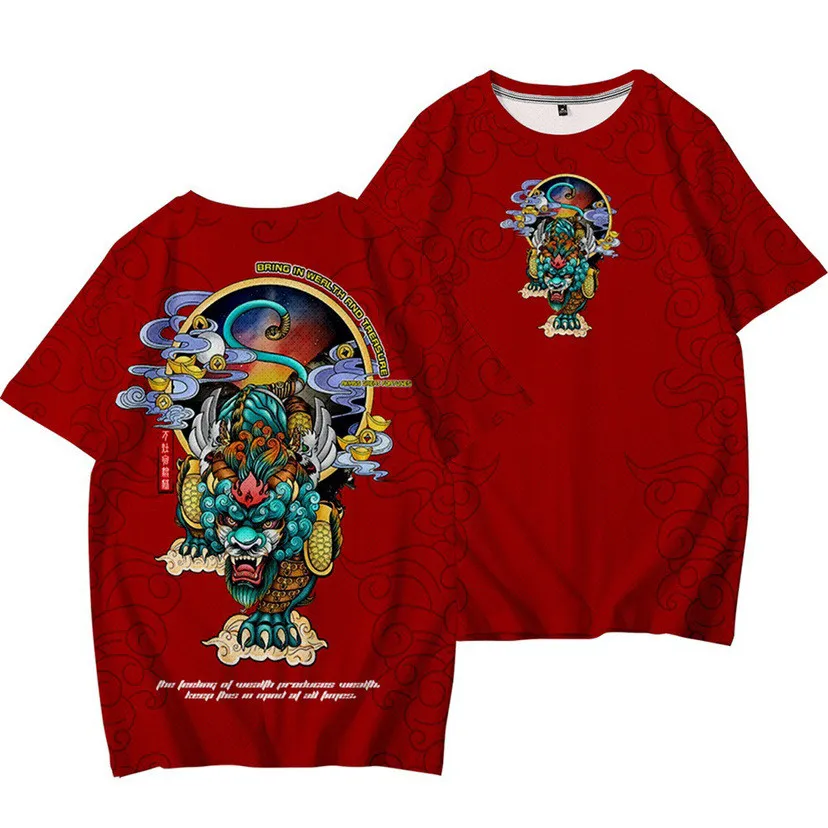 

Футболки с 3D принтом аниме Дракона, повседневная футболка для косплея, мужская футболка с рисунком манги, женские топы в стиле Харадзюку в стиле хип-хоп, одежда унисекс