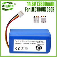 100% Brand New. 14.4V.12800mah. Suitable For Letchtoux c30b Robot Vacuum Cleaner, Equipped With High Capacity Original Batteries