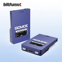 Bitfunx GCMCE FlipperMCE Adaptador de lector de tarjetas de memoria para la tienda ahorra para consola de juegos NGC GameCube Wii (RVL-001)